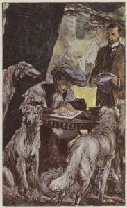 Ilustrace pro They od Rudyarda Kiplinga (barevné lito) od Frederick Henry Townsend