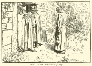 Owini v klášteře od Frederick Henry Townsend