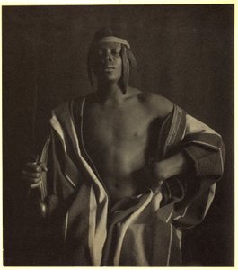 Etiopský náčelník, 1897, vytištěno kolem roku 1902