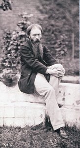 Portrét sira Edwarda Burne-Jonese (1833-98) (sépiová fotografie) od Frederick Hollyer
