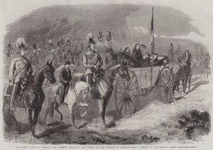 Návštěva královny v Irsku, Její Veličenstvo přezkoumává jednotky na Curragh of Kildare