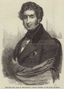 Ctihodný hrabě z Westmorlandu, britský ministr u vídeňského dvora od Frederick John Skill