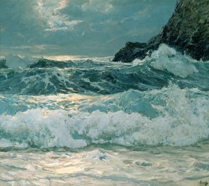 Breakers at Floodtide od Frederick Judd Waugh