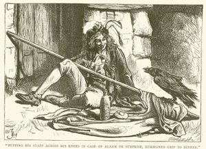 Ilustrace pro Barnaby Rudge od Frederick L. Bernard