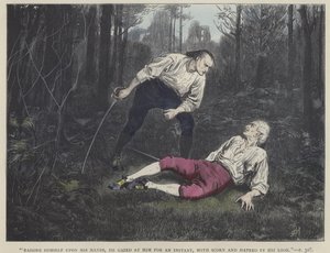 Ilustrace pro Barnaby Rudge od Frederick L. Bernard