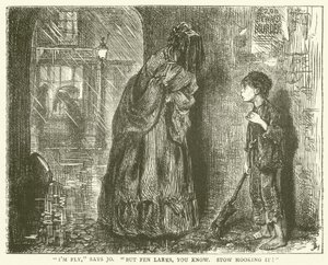 Ilustrace pro Bleak House od Frederick L. Bernard