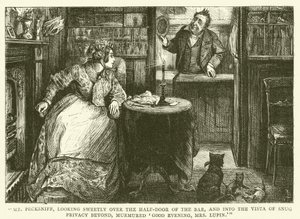 Ilustrace pro Martina Chuzzlewita od Frederick L. Bernard