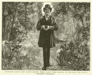 Ilustrace pro Martina Chuzzlewita od Frederick L. Bernard