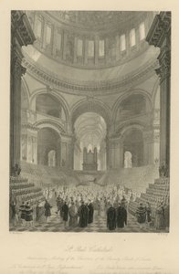 Jubilejní setkání Children of the Charity Schools of London od Frederick Mackenzie