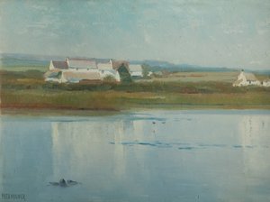 Na Marazion - Riverside Farm od Frederick Milner