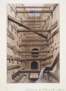 Fleet Street, Londýn, 1845 od Frederick Napoleon Shepherd