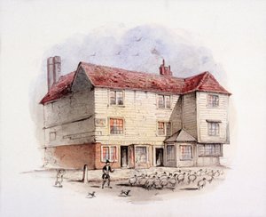 Islington Green, Londýn, c1840