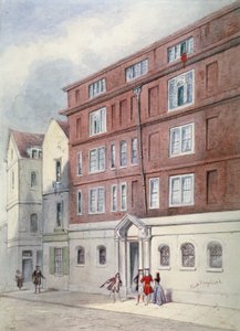 Rezidence Titus Oates, Oat Lane, City of London, 1845.