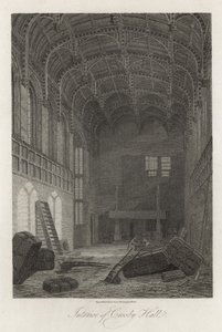 Interiér Crosby Hall od Frederick Nash