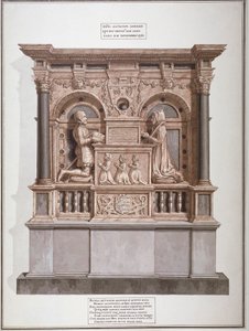 Památník Richarda Allingtona v Rolls Chapel, Chancery Lane, City of London, 1800 od Frederick Nash