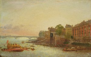 Somerset House, Londýn, kolem 1820-30