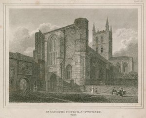 Kostel svatého Spasitele, Southwark, Surrey od Frederick Nash