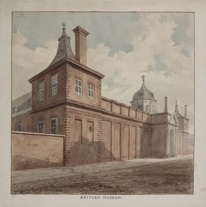 Pohled na Britské muzeum, Holborn, kolem roku 1807 od Frederick Nash