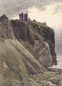 Starý hrad, Dunottar (akvarel) od Frederick Noel Paton