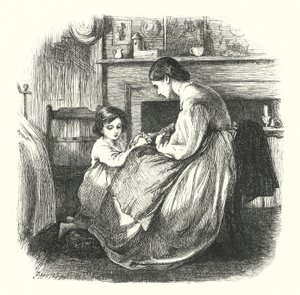 Dítě v modlitbě od Frederick Walker
