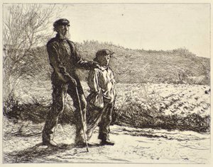 Slepý muž od Frederick Walker