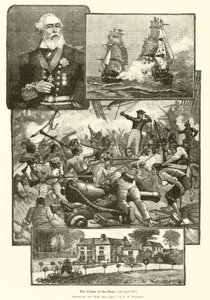 Otec flotily, admirál Sir Provo Wallis (rytina)