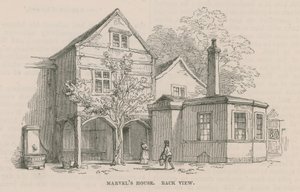 Dům Andrewa Marvela, Highgate od Frederick William Fairholt