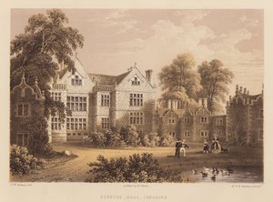 Dorfold Hall, Cheshire (akvatinta) od Frederick William Hulme