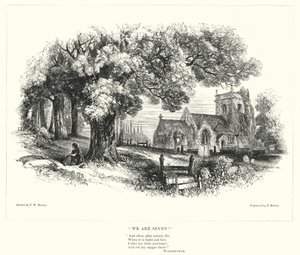 Je nás sedm! (rytina) od Frederick William Hulme