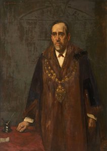 Portrét Jacksona Brierleyho, asi 1898-99 (olej na plátně) od Frederick William Jackson