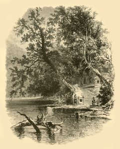 „Severní větev Susquehanna, v Hunlocks“, 1874. od Frederick William Quartley