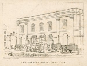 New Theatre Royal, Drury Lane, Londýn od Frederick Wilton Litchfield Stockdale