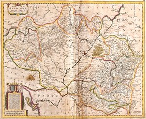 Aragonie, Španělsko od Frederick de Wit