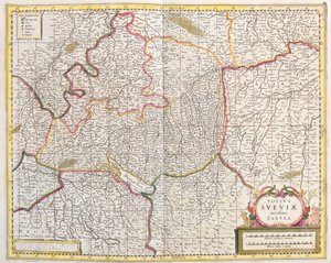 Bádensko-Württembersko, Bavorsko, Německo od Frederick de Wit