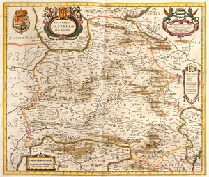 Kastilie, Španělsko od Frederick de Wit