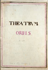Titulní strana The Atlas Theatre Orbis (lept). od Frederick de Wit