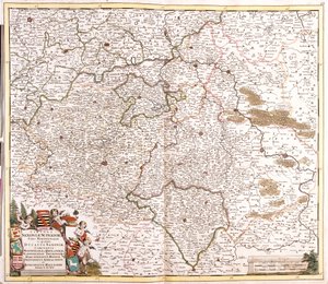 Dolní Sasko, Sasko-Anhaltsko, Sasko, Durynsko, Německo od Frederick de Wit