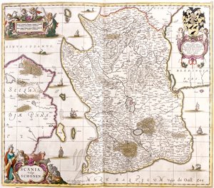 Scania, Švédsko od Frederick de Wit