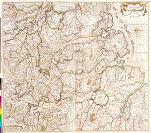 Šlesvicko-Holštýnsko, Dolní Sasko, Severní Porýní-Vestfálsko, Německo od Frederick de Wit