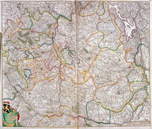 Jižní Holandsko, Severní Brabantsko, Vlámsko, Valonsko, Bruselský region, Limbursko, Nizozemsko, Belgie od Frederick de Wit