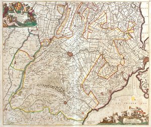 Utrecht, Severní Holandsko, Limburg, Gelderland, Nizozemsko od Frederick de Wit