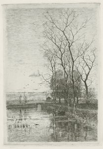 Malý most od Fredericus Jacobus van Rossum du Chattel (signed by artist)