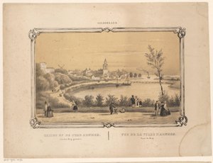 Pohled na Arnhem Pohled na město Arnhem z den Berg (název na objektu) Gelderland (název série na objektu)