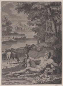 Řeka bůh v krajině, 1725.