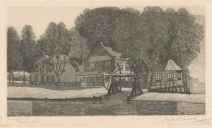 Polderhuis (původní název na objektu) od Frederik van der Harst (signed by artist)