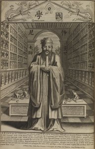 Portrét čínského myslitele a sociálního filozofa Konfucia 551 BCE 479 BCE