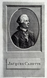 Portrét autora Jacques Cazotte 1720-1792
