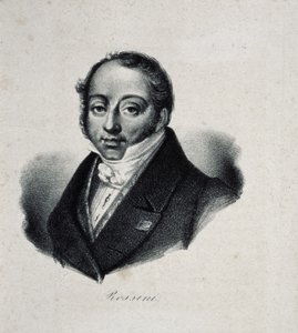 Portrét skladatele Gioachina Antonia Rossiniho 1792-1868 od French Master