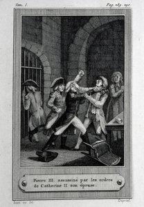 Atentát na ruského císaře Petra III. Fjodoroviče 17. července 1762