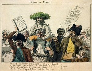 Triumph of Marat, 1793 od French Master